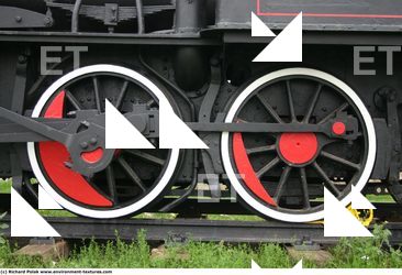 Photo Texture of Train Wheels
