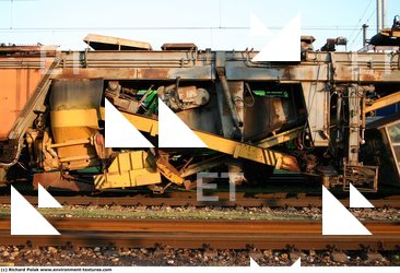 photo texture of machine repair railway