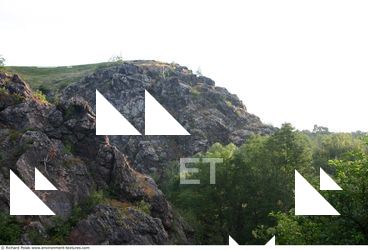 Cliffs Overgrown Rock