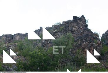 Cliffs Overgrown Rock