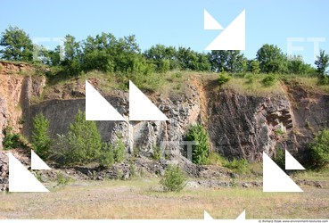 Various Walls Stones Cliffs Overgrown Rock