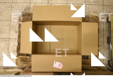 Boxes Cardboard Warnings Sign