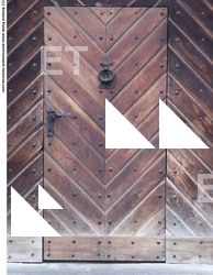 Single Old Wooden Doors