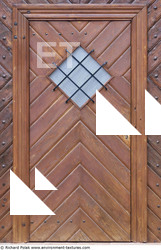 Single Old Wooden Doors