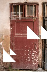 Single Old Wooden Doors