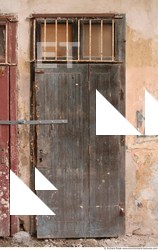 Single Old Wooden Doors