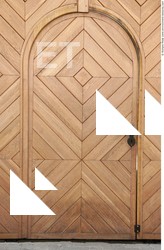 Single Old Wooden Doors
