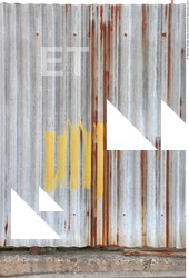 Rusted Corrugated Plates Metal