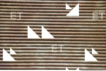 Rusted Corrugated Plates Metal