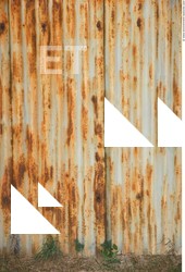 Rusted Corrugated Plates Metal