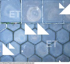Photo Texture of Hexagonal Tiles