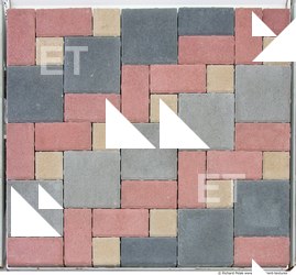 Photo Texture of Herringbone Floor