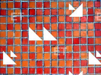 Photo Texture of Mosaic Tiles