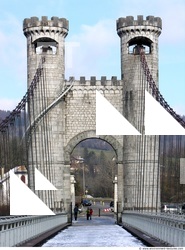 Natures Autumn Bridge & Overpass - Textures