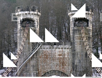 Natures Autumn Bridge & Overpass - Textures