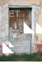 Single Old Wooden Doors