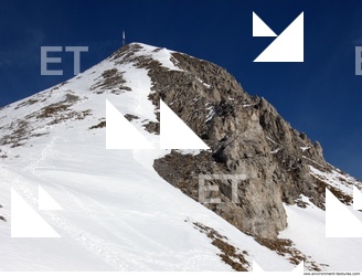 Photo Texture of Background Snowy Mountains