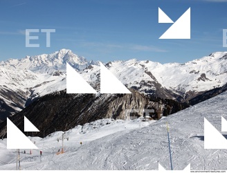 Photo Texture of Background Snowy Mountains