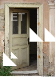 Single Old Wooden Doors