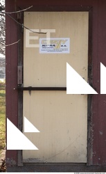 Single Old Wooden Doors