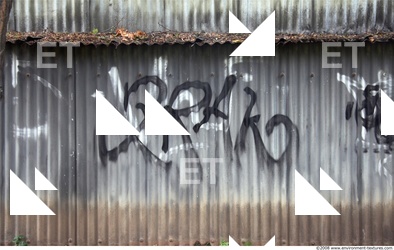 Dirty Corrugated Plates Metal