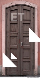 Double Wooden Doors