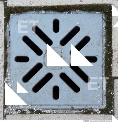 Ground Sewer Grate 0047