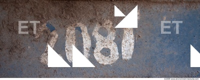 Letter and Numbers Sign