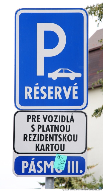 Parking Traffic Signs