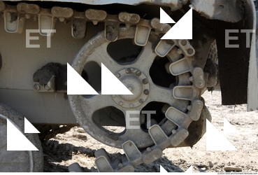 Photo Texture of Tank Wheels