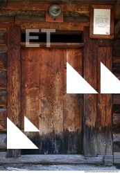 Single Old Wooden Doors