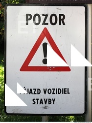 Caution Traffic Signs