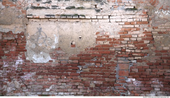 Wall Bricks Plastered