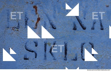 Letter and Numbers Sign