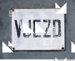 Letter and Numbers Sign