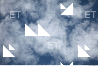 Photo Texture of Blue Clouded Clouds