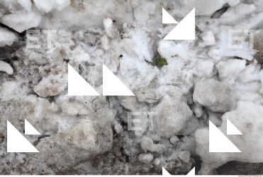 Photo Texture of Dirty Snow