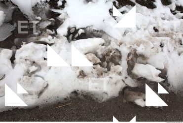 Photo Texture of Dirty Snow