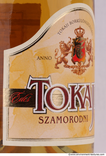 Photo Texture of Alcohol Label