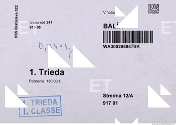 Letter and Numbers Sign