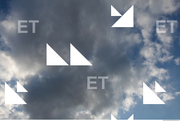 Photo Texture of Blue Clouded Sky