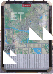 free photo texture of sign map