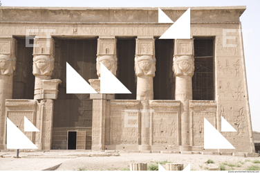 Egypt Dendera Buildings