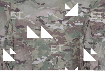 Photo Texture of Fabric Camouflage
