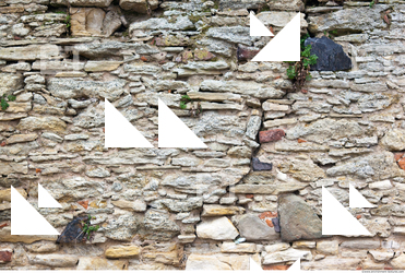 Mixed Size Walls Stones