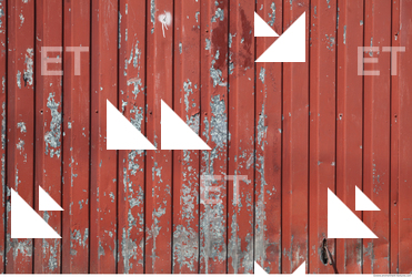 metal corrugated plate painted