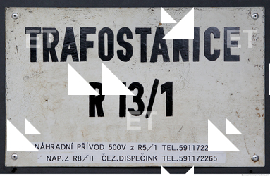 Letter and Numbers Sign