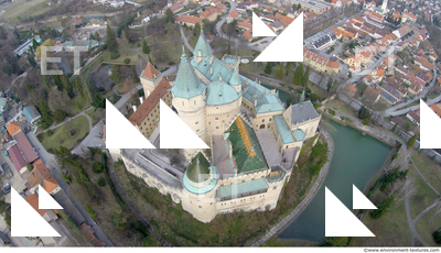 bojnice castle from above 0015