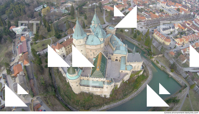 bojnice castle from above 0017