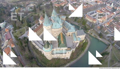 bojnice castle from above 0016